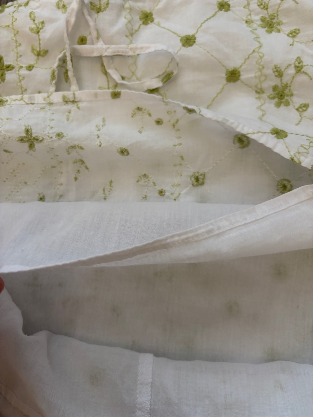 Wet Seal Cottage White Dainty Floral Embroidered 100% Cotton Mini Skirt Small - Picture 6 of 10